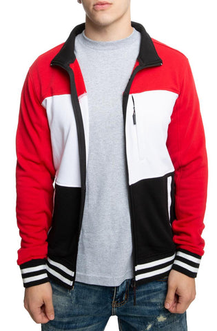 Full-Zip Stretch Track Jacket