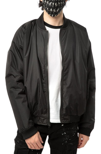 Front View Hayven 2 Padded Bomber Jacket