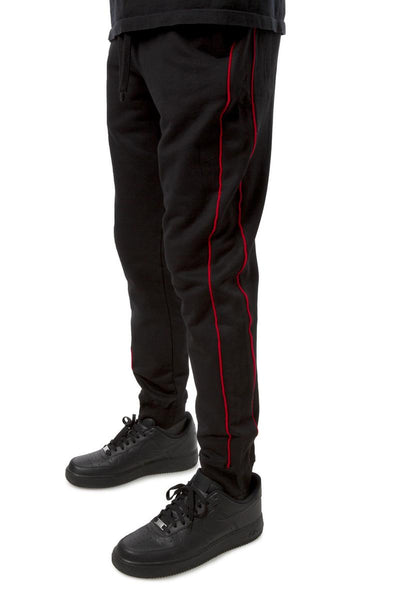 Front View Piped Joggers