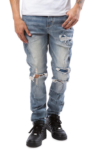 Quinn Distress Basic Jeans
