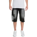 Front View Men's Twill Rip Shorts