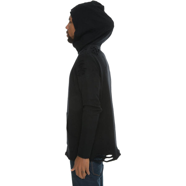 Men's Distressed Hoodie