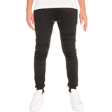 Front View Men's Ripped Joggers