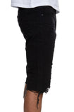 Span Denim Shorts