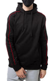 Front View Piped Pullover Hoodie