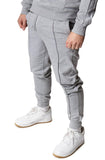 Front View Pintuck Jogger