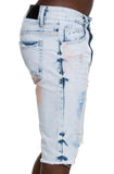 Span Paint Splatter Shorts