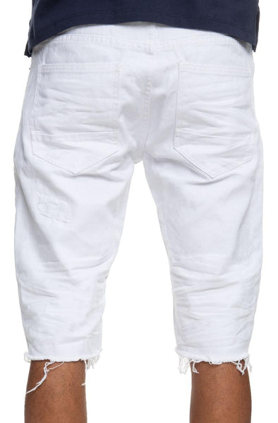 Span Denim Shorts