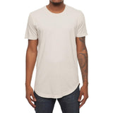 Front View Men's Basic Scallop Tee