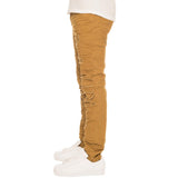 Men's Wheat Ripped Denim Jeans