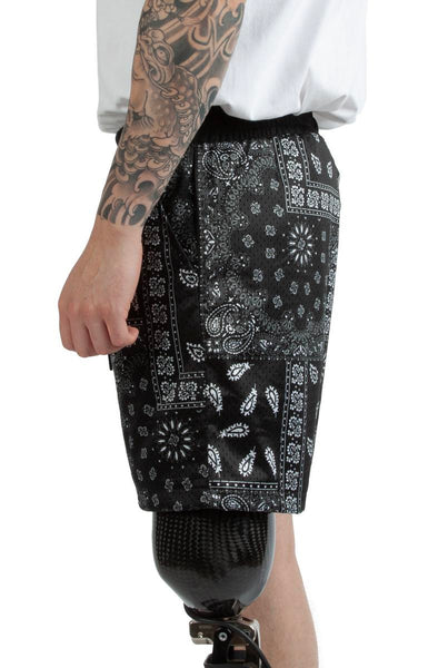 Paisley Mesh Shorts