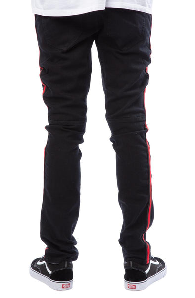 Dunning Moto Side Stripe Jeans