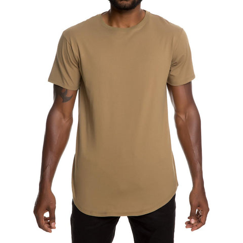 SS Scallop Tee Olive