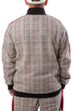 Xander Plaid Track Jacket