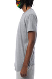 CB V3 Scoop Tall Tee in Heather Grey