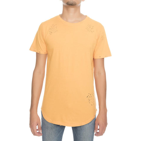 Destroyed Scallop Tee Yellow