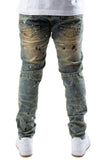 Schizo Distressed Splatter Jeans